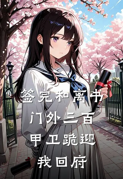 签完和离书，门外三百甲卫跪迎我回府