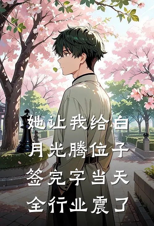 她让我给白月光腾位子，签完字当天全行业震了