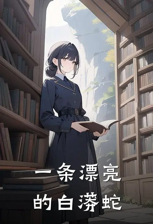 一条漂亮的白蟒蛇