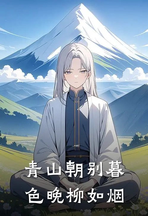 青山朝别暮色晚柳如烟