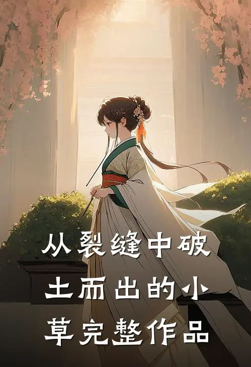 从裂缝中破土而出的小草完整作品