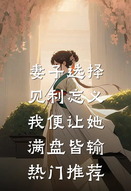 妻子选择见利忘义，我便让她满盘皆输热门推荐