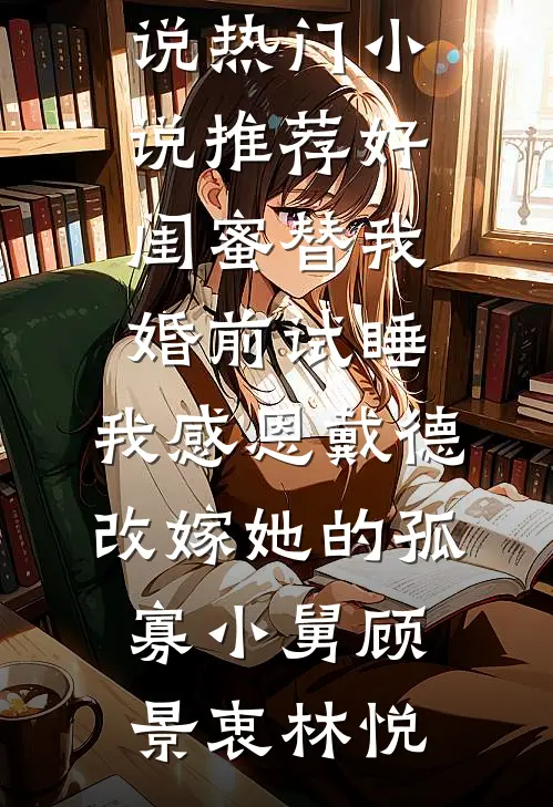 好闺蜜替我婚前试睡，我感恩戴德改嫁她的孤寡小舅(顾景衷林悦)完本小说_热门小说推荐好闺蜜替我婚前试睡，我感恩戴德改嫁她的孤寡小舅顾景衷林悦