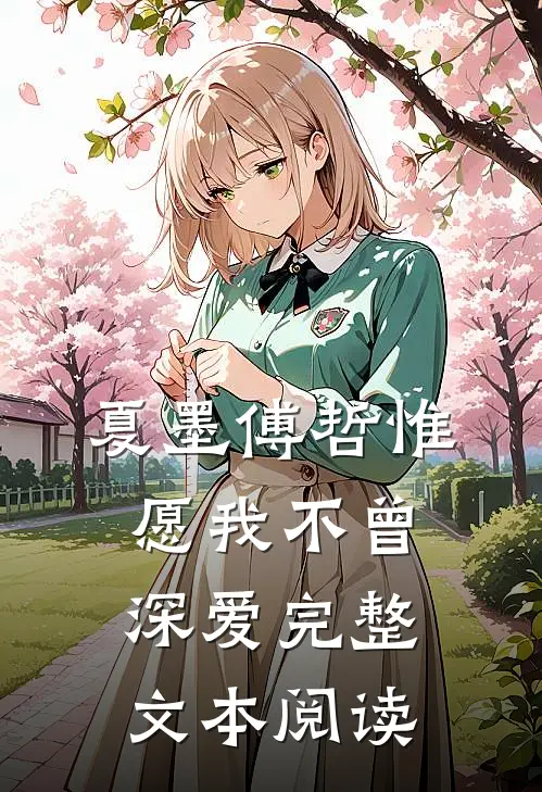 夏墨傅哲惟愿我不曾深爱完整文本阅读