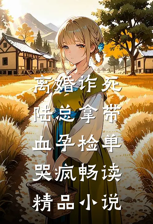 离婚诈死，陆总拿带血孕检单哭疯畅读精品小说