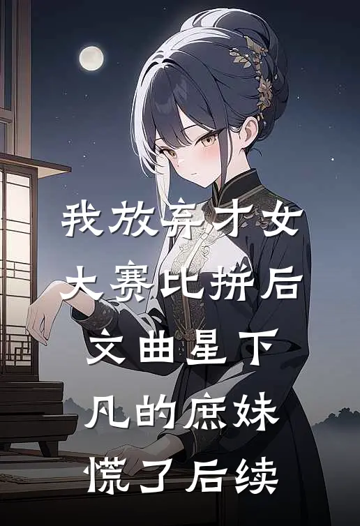 我放弃才女大赛比拼后，文曲星下凡的庶妹慌了后续