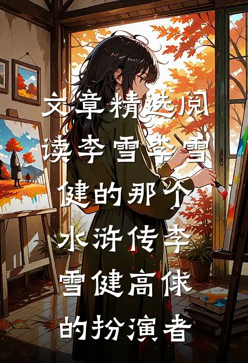 文章精选阅读李雪李雪健的那个水浒传李雪健高俅的扮演者